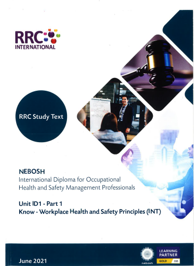 Read more about the article The Best Nebosh IDIP Books by RRC for Preparation.