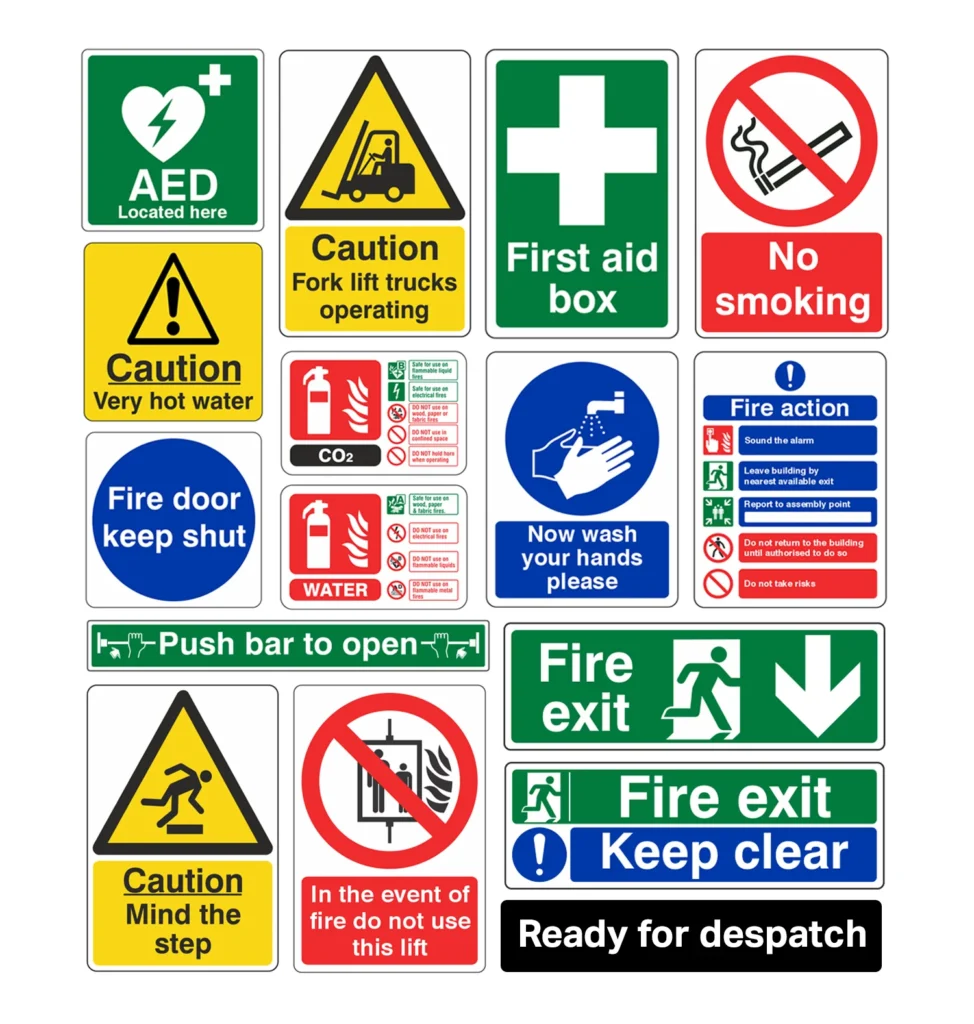 safety signs 