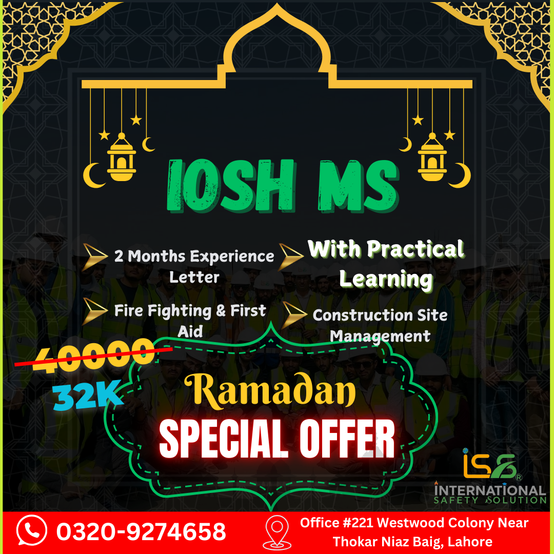 Read more about the article Boost Your Career with IOSH MS Certification – Ramadan Special Offer! 🌙